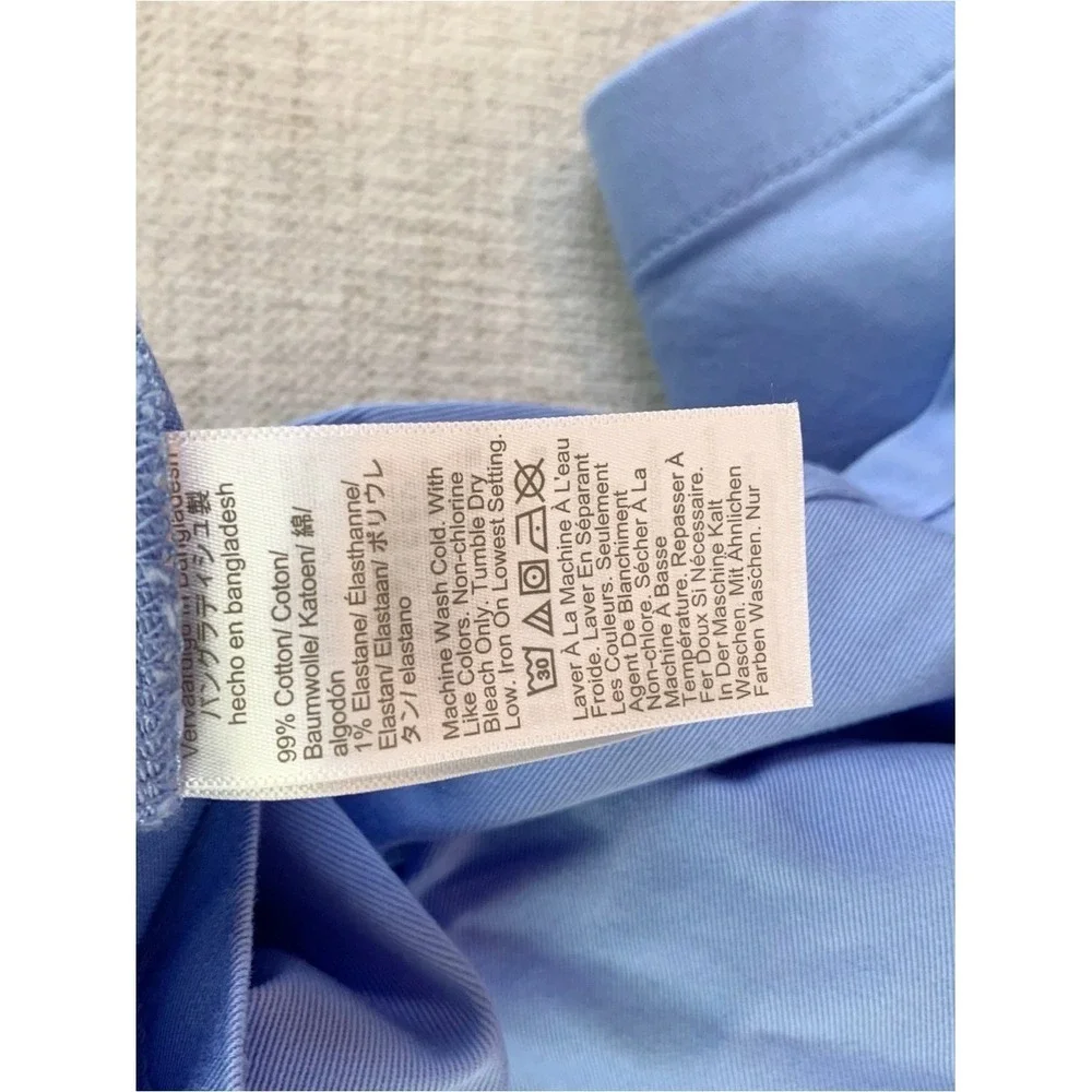 Crewcuts New Boy's flat front chino shorts in blue size 16
